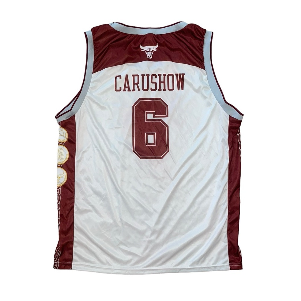 rare chicago bulls alex caruso carushow players series nba basketball jersey - Picture 6 of 7